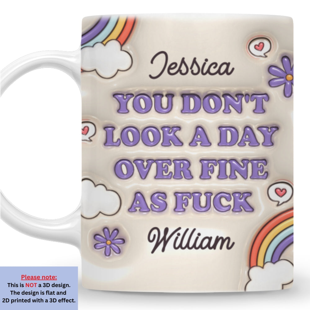 Forever Young And Stunning  - Personalized Custom 3D Inflated Effect Mug
