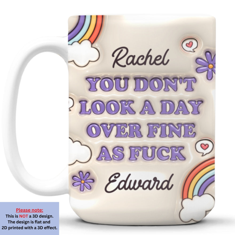 Forever Young And Stunning  - Personalized Custom 3D Inflated Effect Mug