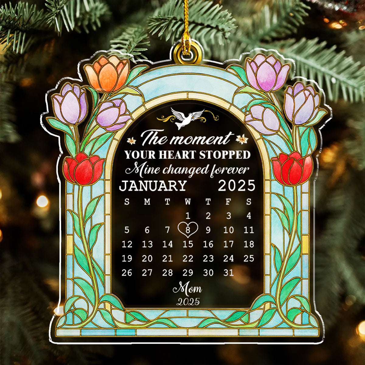 You Shine In My Heart - Personalized Custom Acrylic Ornament