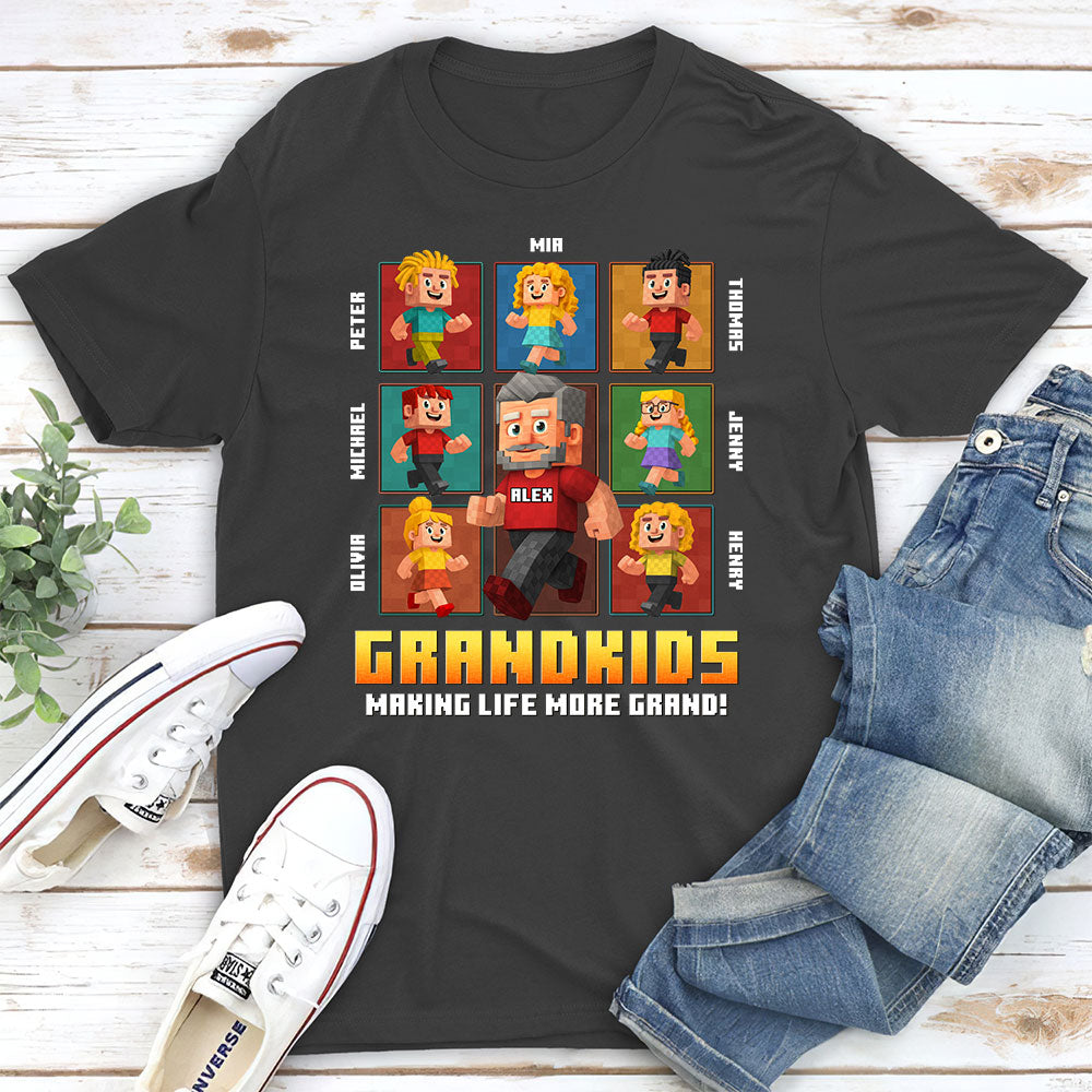 Grandkids Make Life Grand - Personalized Custom Shirt