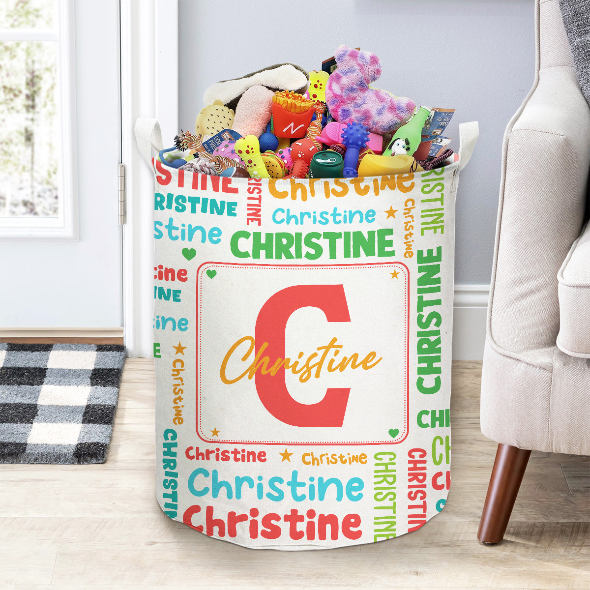 Color Burst - Personalized Custom Laundry Basket