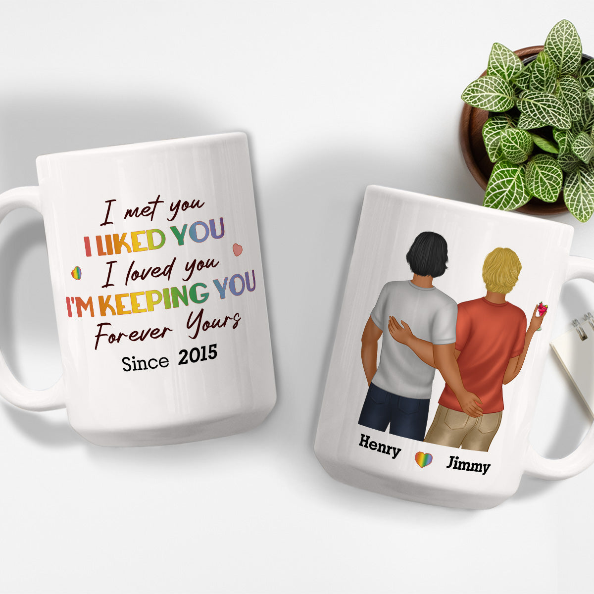 Forever Yours - Personalized Custom Coffee Mug