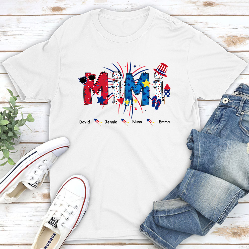 Great Mom Happy Holidays - Personalized Custom Unisex T-shirt