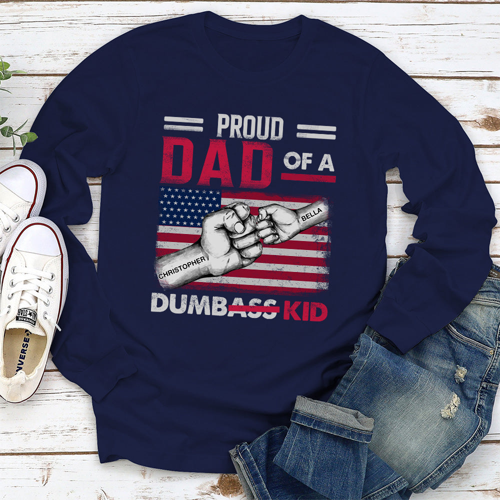 Proud Father Of Kids - Personalized Custom Shirt