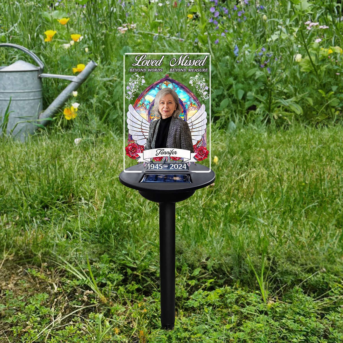 Loved Beyond The Words - Personalized Custom Solar Light