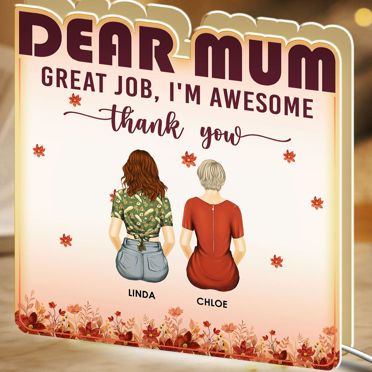 Great Job I Am Awesome - Personalized Custom Light Box