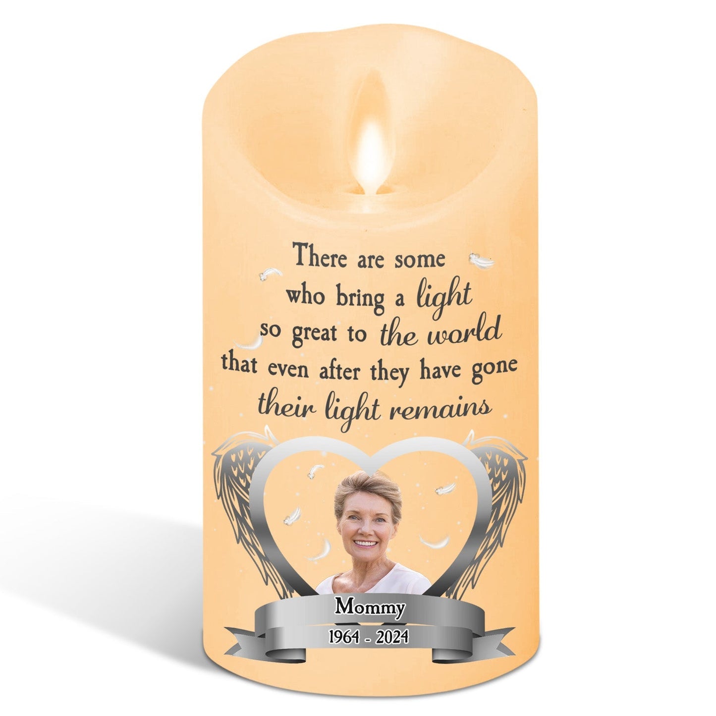 A Light So Great To The World - Personalized Custom LED Candle
