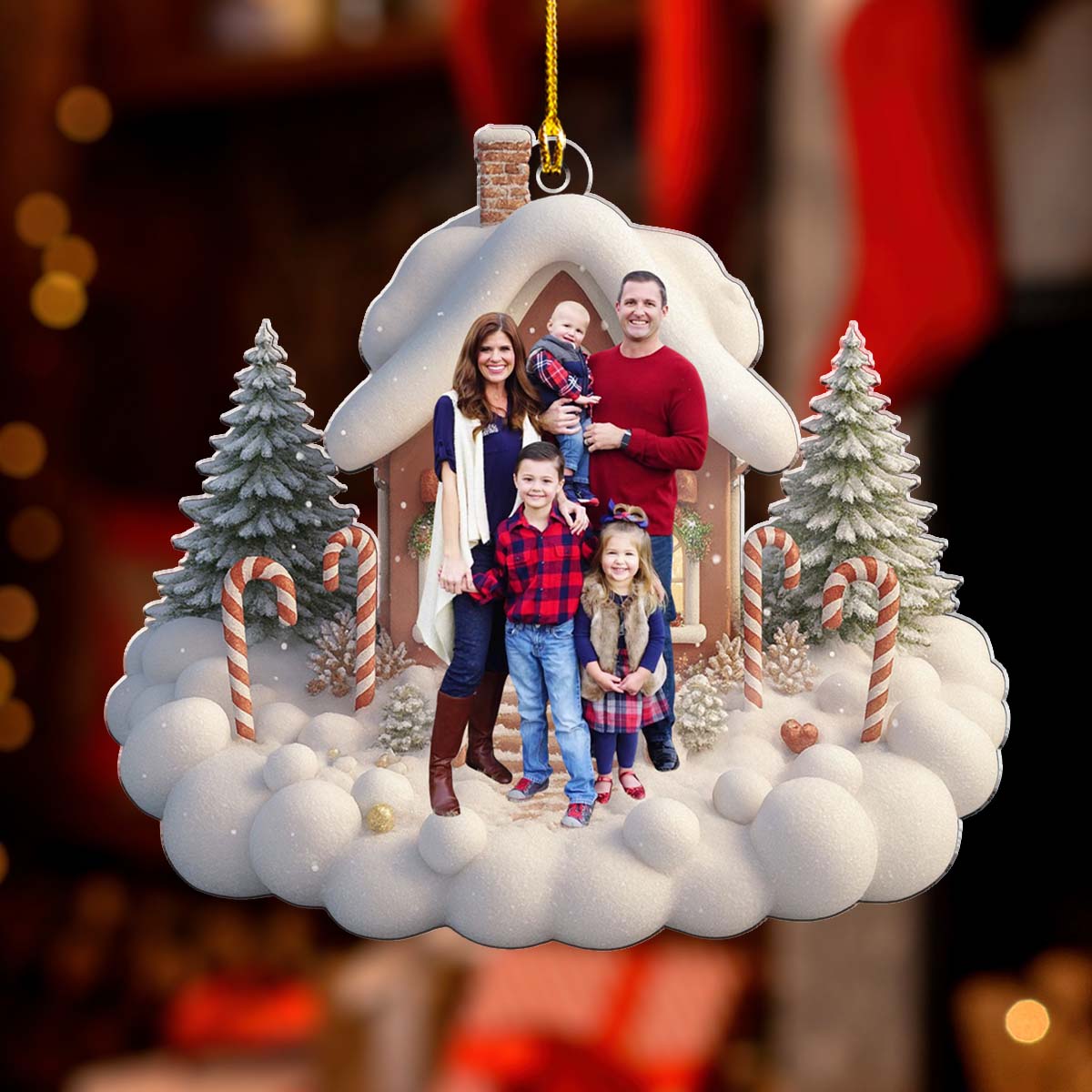 Our House Our Home - Personalized Custom Acrylic Ornament