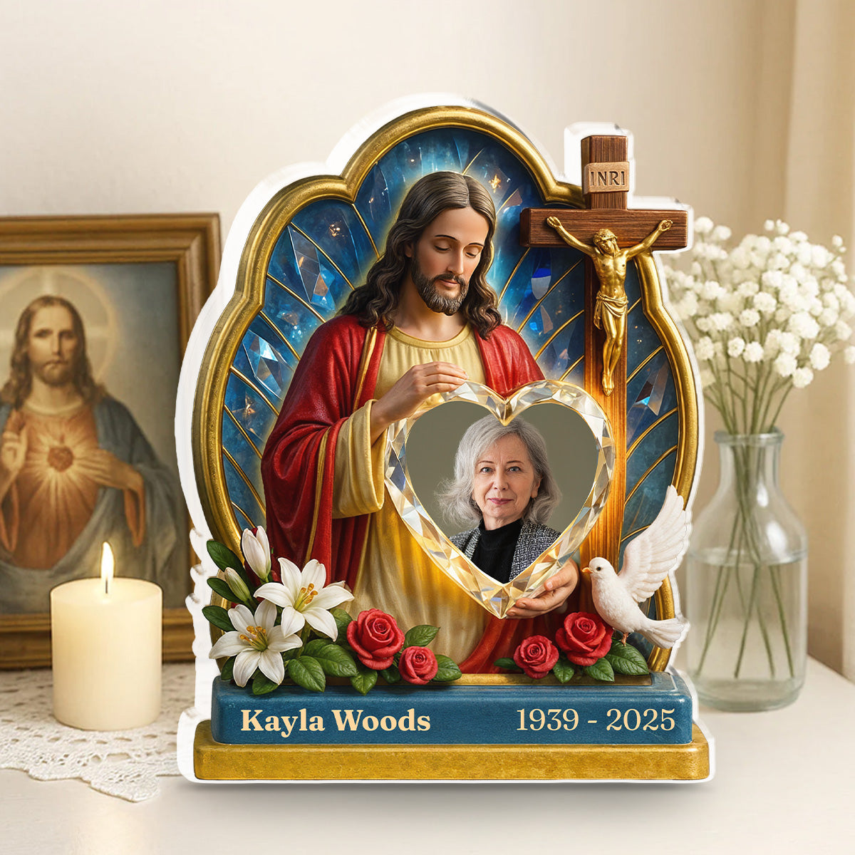 Guardian Of My Heart - Personalized Custom Acrylic Plaque