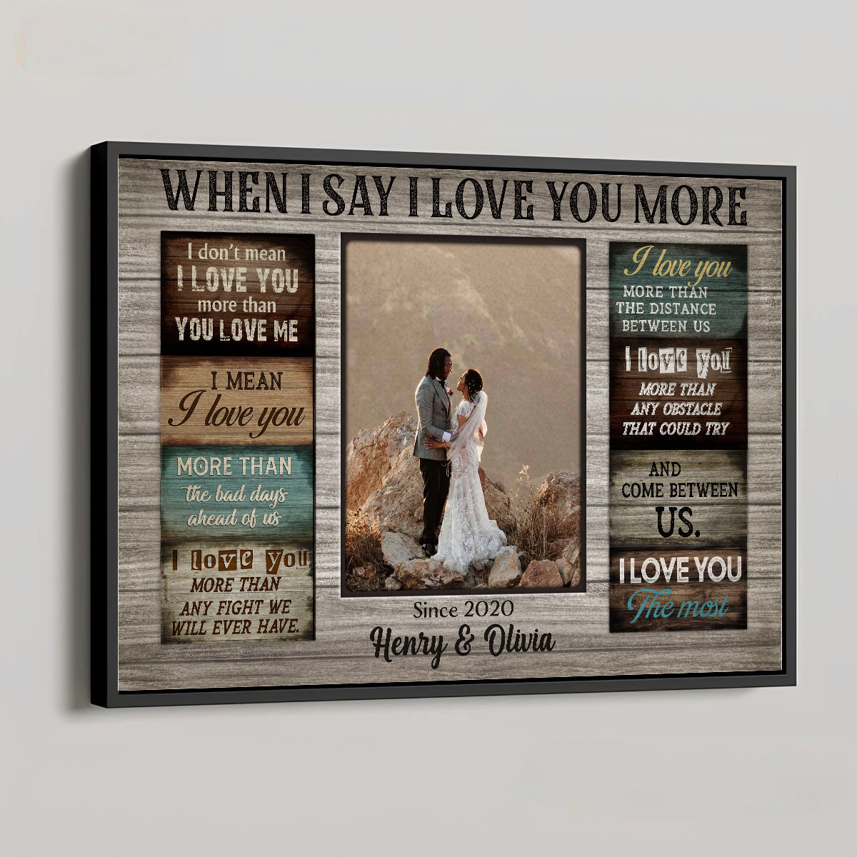 I Love You The Most - Personalized Custom Poster