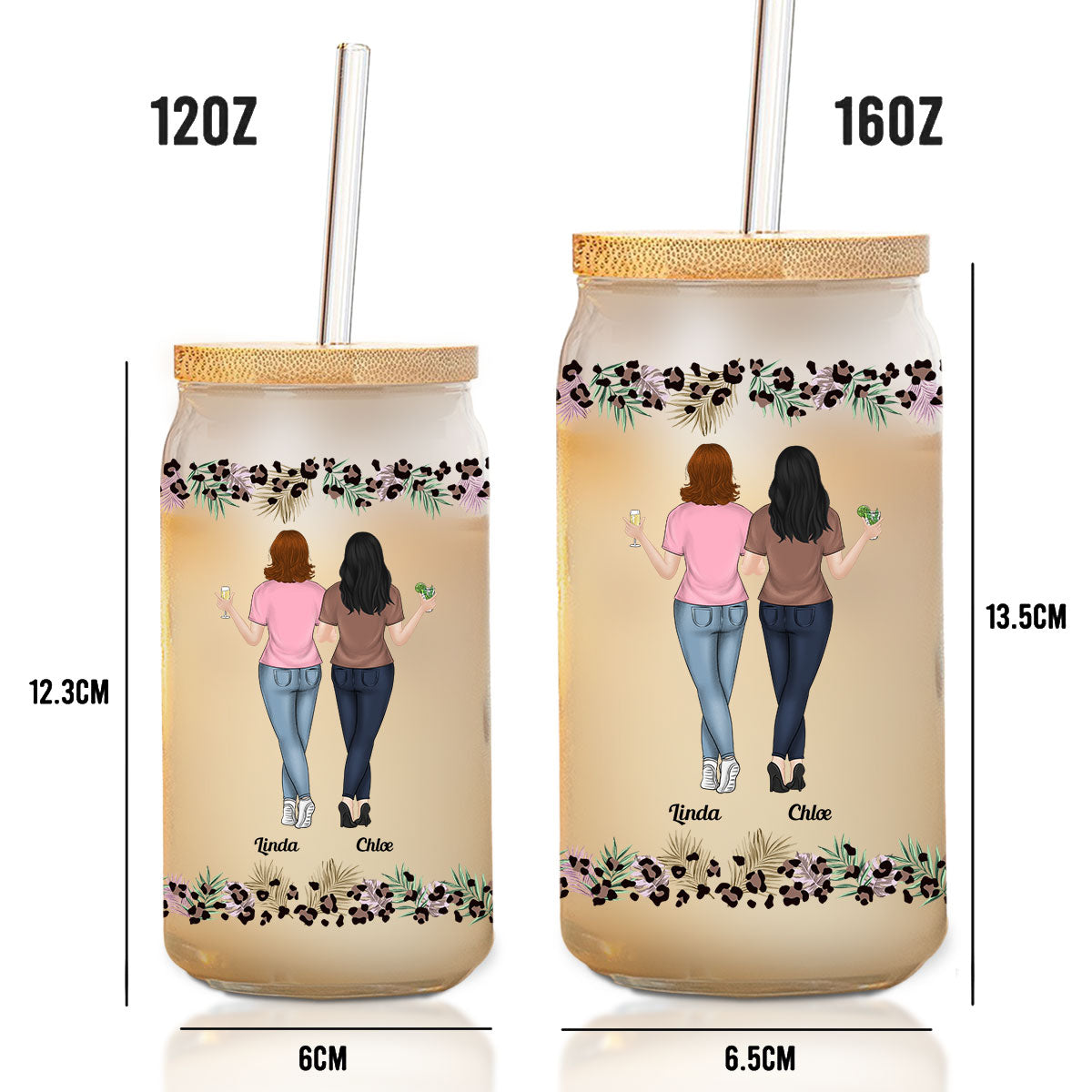 I Am The Storm - Personalized Custom Glass Can