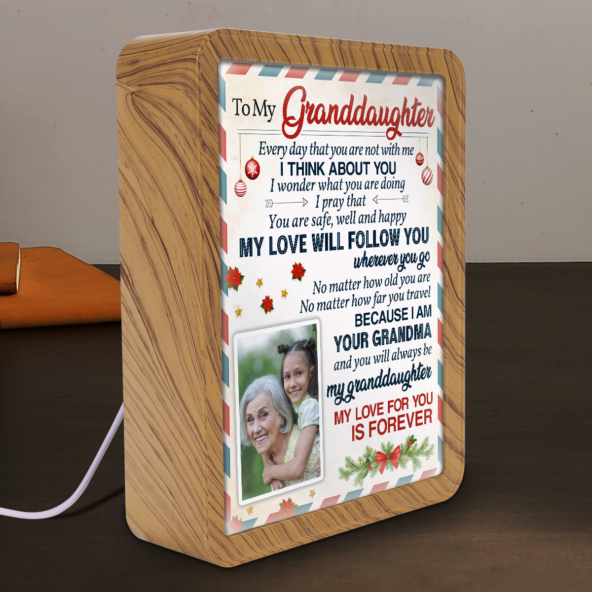 My Love Will Follow You Wherever You Go - Personalized Custom Magic Mirror