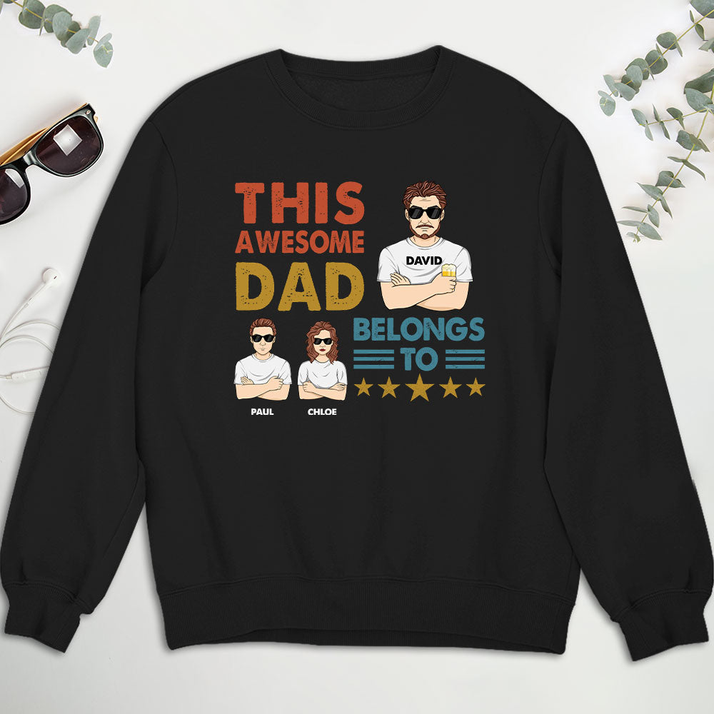 This Awesome Dad - Personalized Custom Shirt