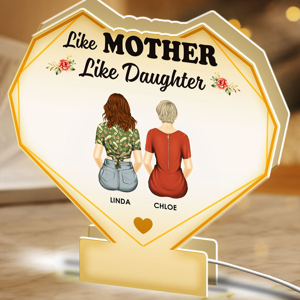 Like Mother Like Daughters - Personalized Custom Light Box