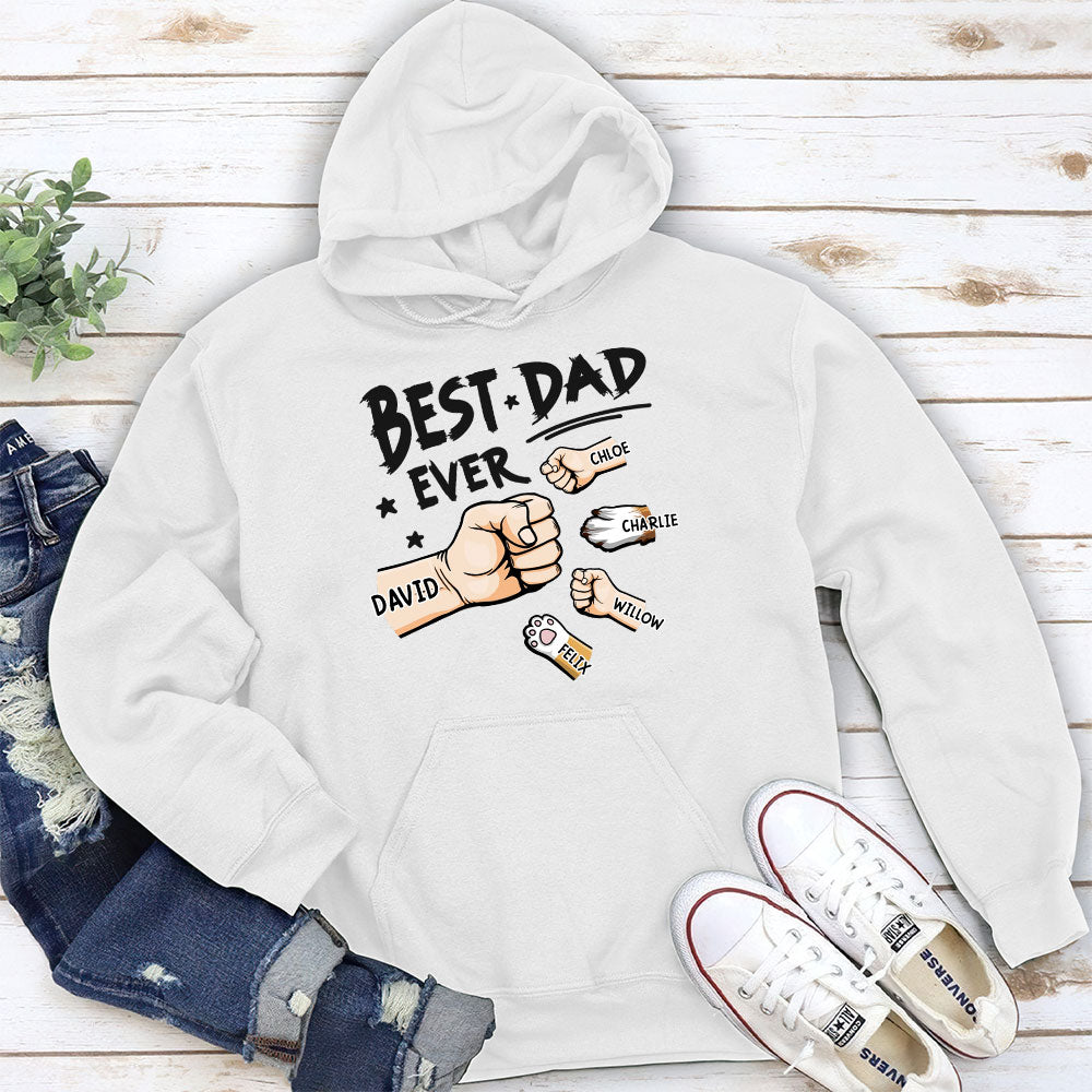 The Best Dad Ever In The World - Personalized Custom Shirt