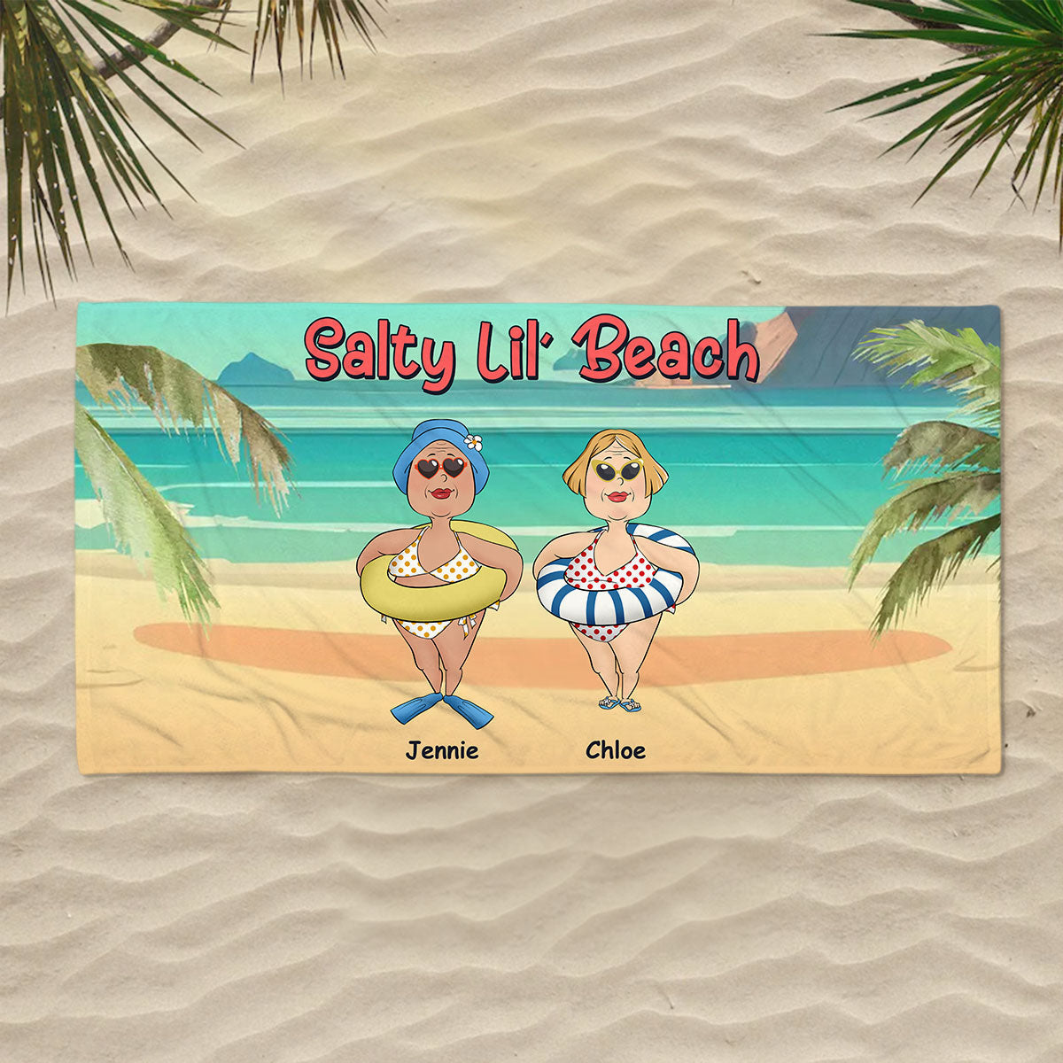 Cheaper Than Therapy - Personalized Custom Beach Towel