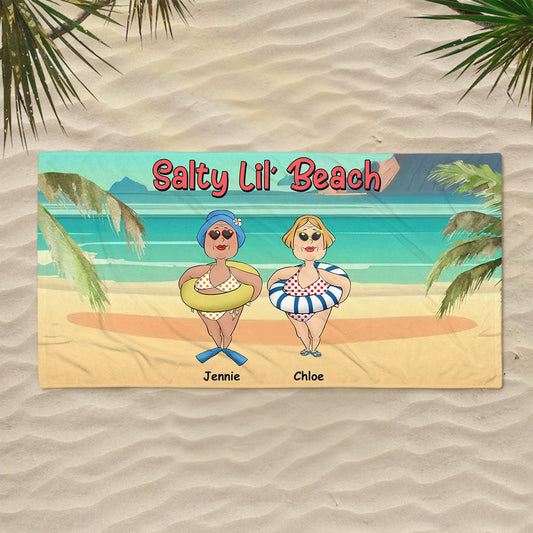 Cheaper Than Therapy - Personalized Custom Beach Towel