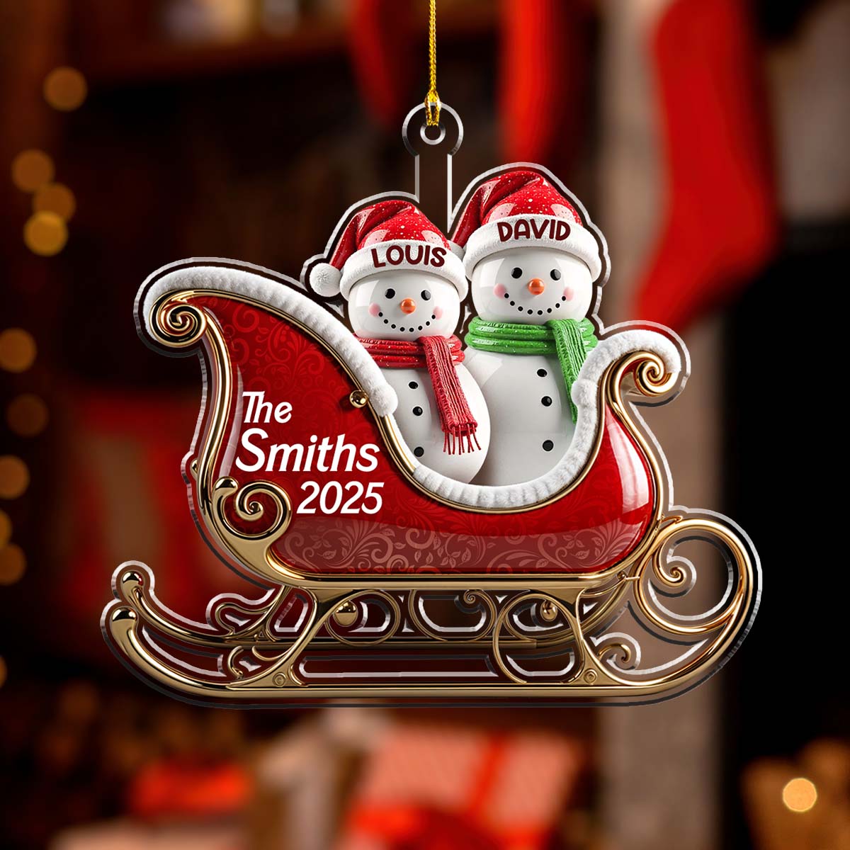 Snow Squad - Personalized Custom Acrylic Ornament