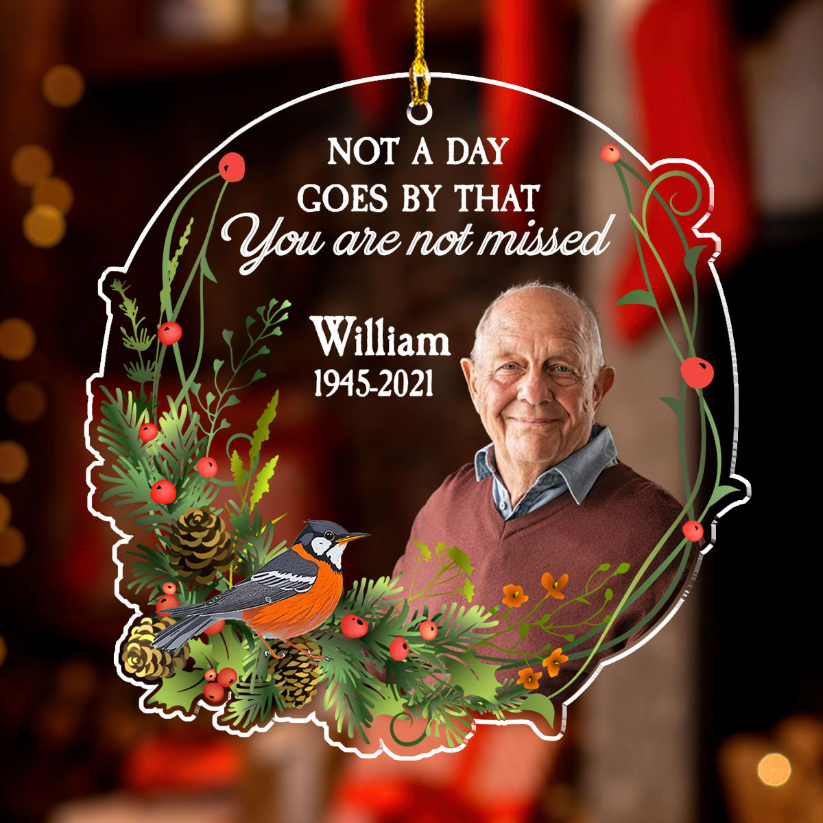 I Am Always With You Version 2 - Personalized Custom Acrylic Ornament