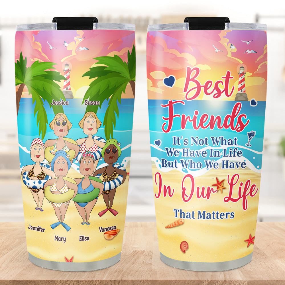 The Sisters We Choose For Ourselves - Personalized Custom Tumbler