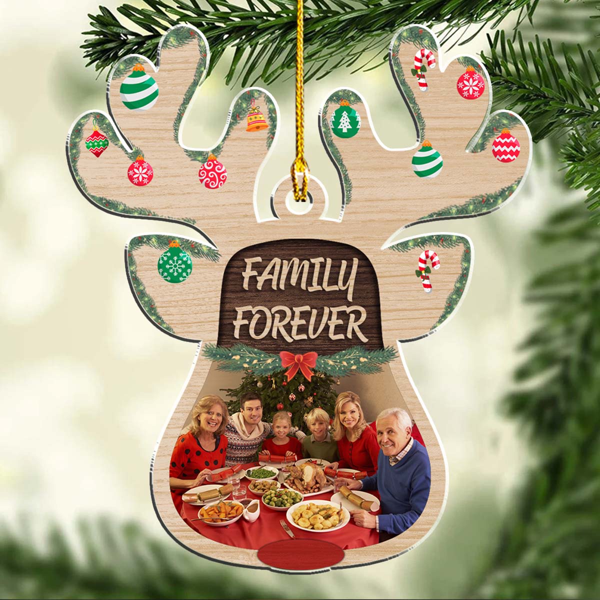 Cozy Holiday - Personalized Custom Acrylic Ornament