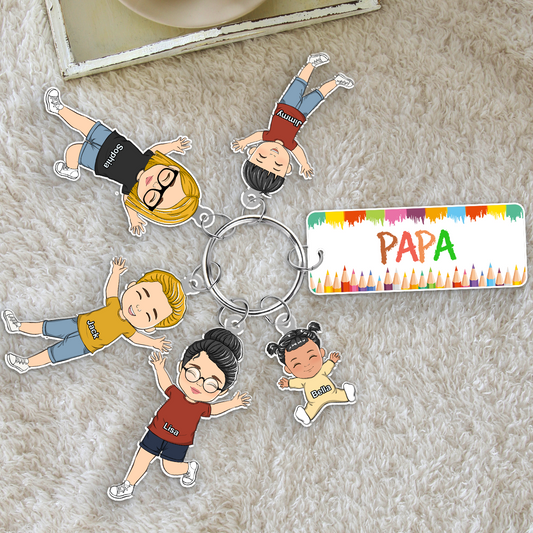 Our Grandkids - Personalized Acrylic Tag Keychain