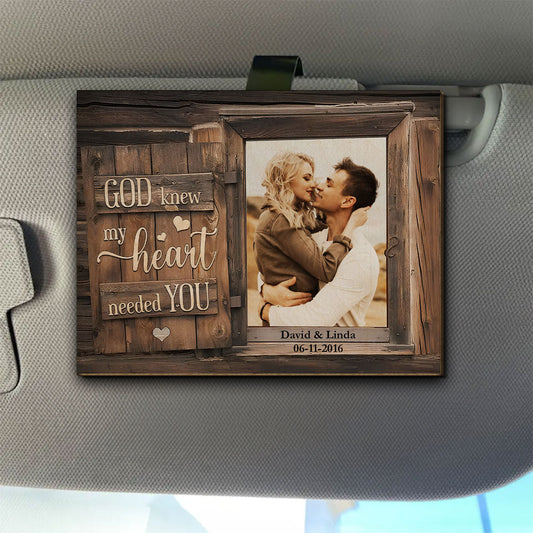 My Heart Needs You - Personalized Custom Car Visor Clip