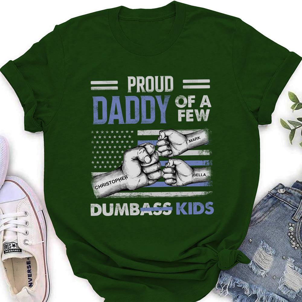 Proud Father Of Kids - Personalized Custom Shirt