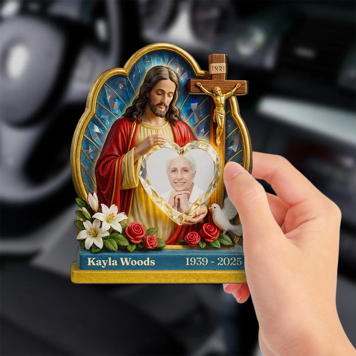 Guardian Of My Heart - Personalized Custom Car Visor Clip