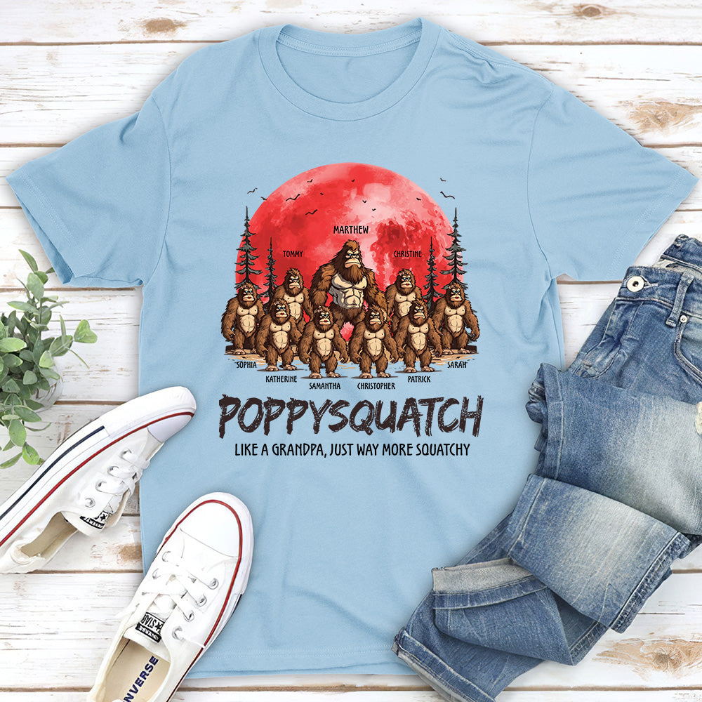 Grandpasquatch And Grandmasquatch - Personalized Custom Shirt