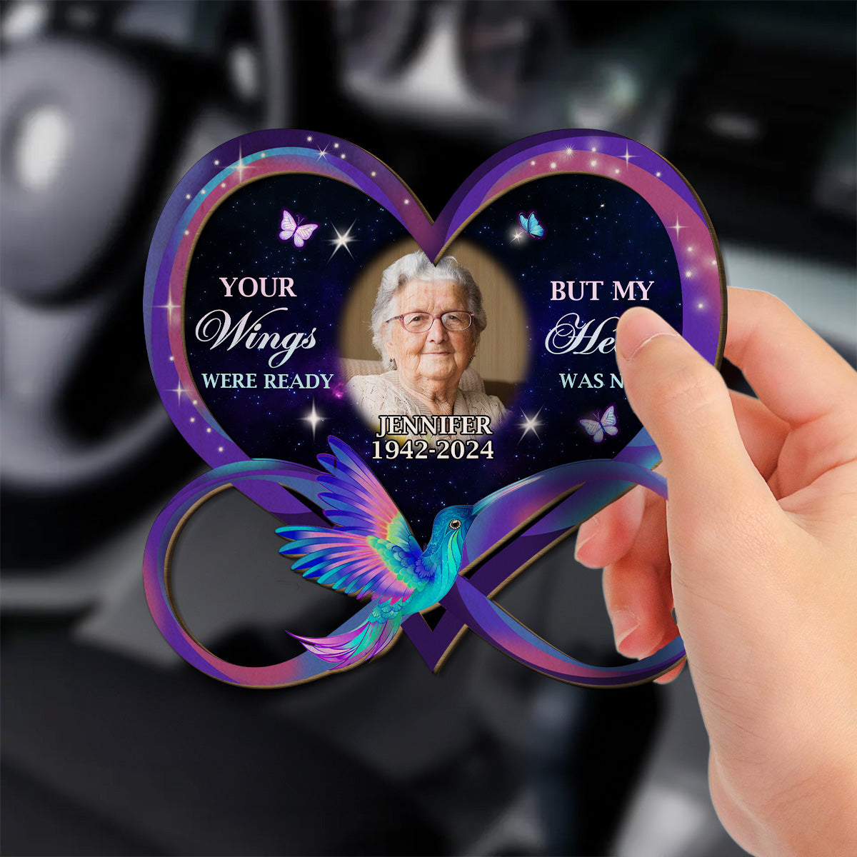 Keep You By My Side - Personalized Custom Car Visor Clip