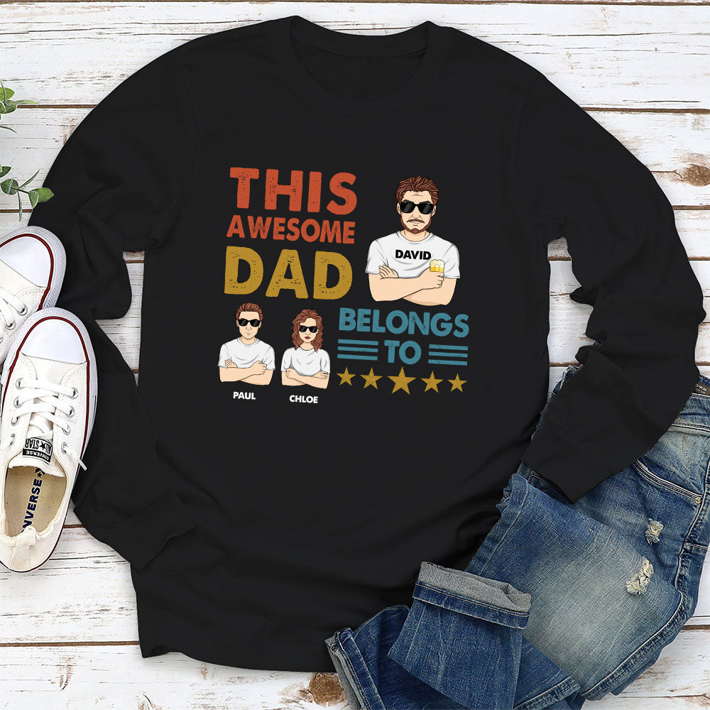 This Awesome Dad - Personalized Custom Shirt