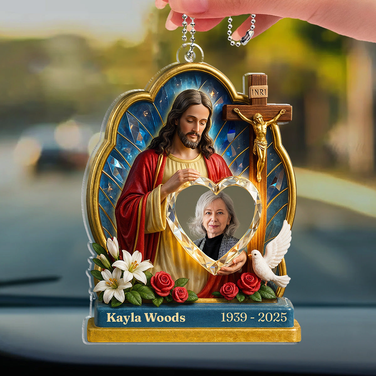 Guardian Of My Heart - Personalized Custom Car Ornament