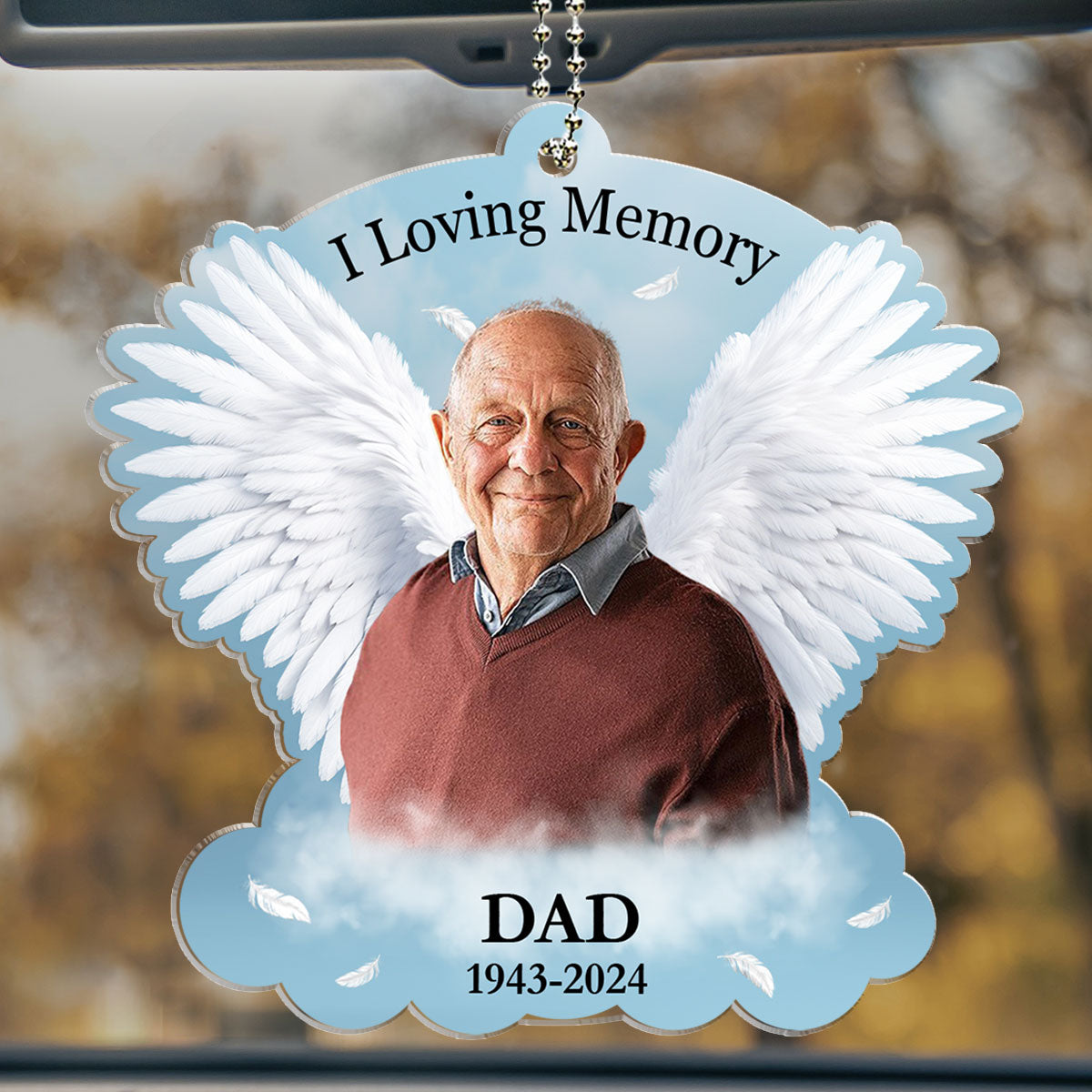 Always With You - Personalized Custom Car Ornament