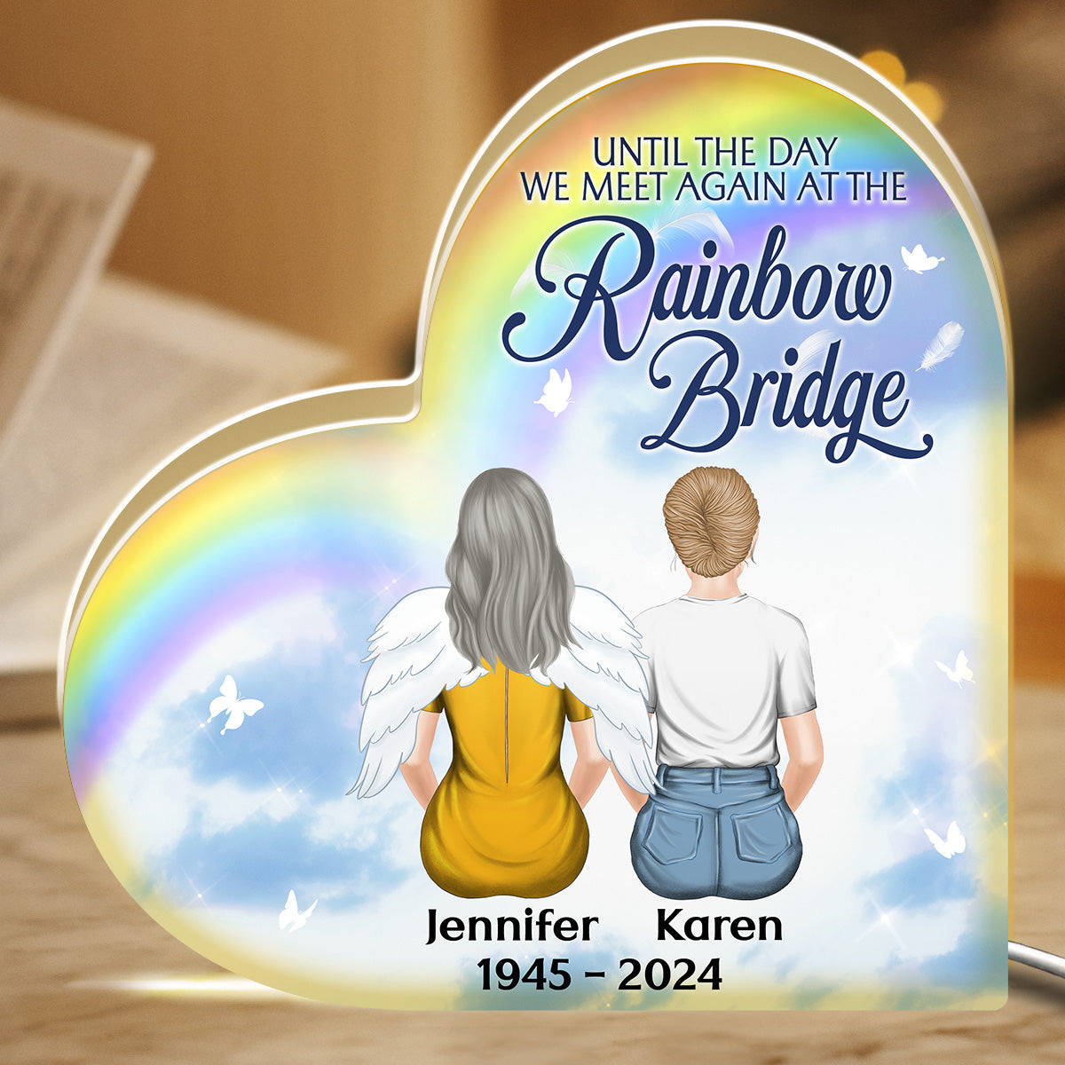 Rainbow Bridge - Personalized Custom Light Box