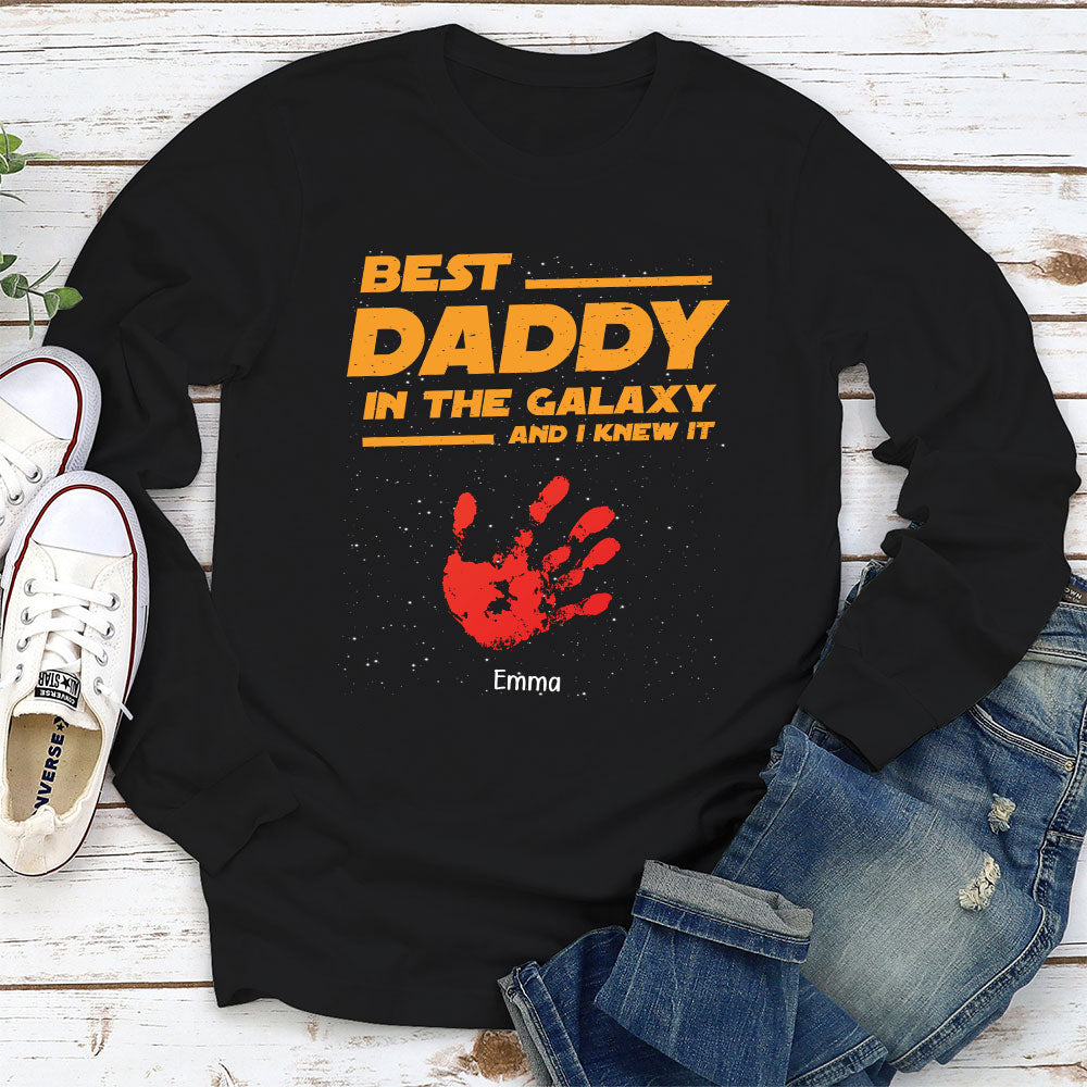 Best Dad In The Galaxy - Personalized Custom Shirt