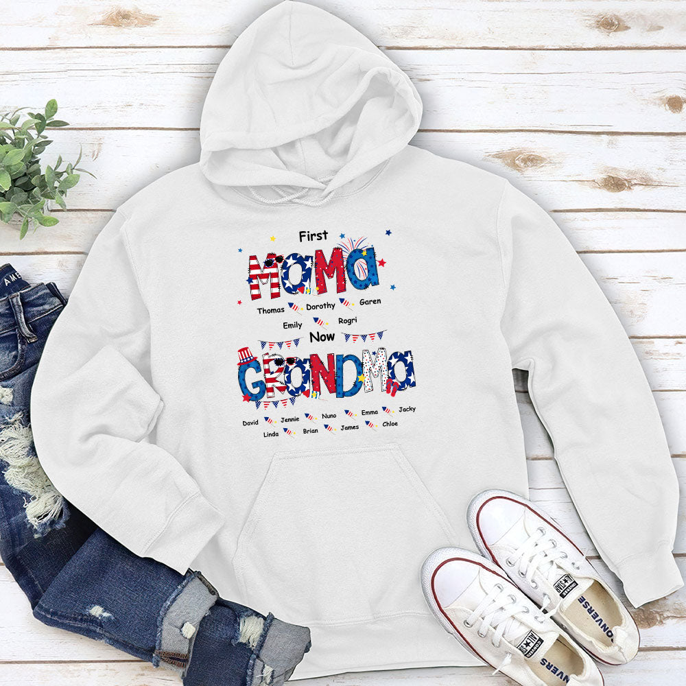 Happiness Is Being A Mom - Personalized Custom Hoodie