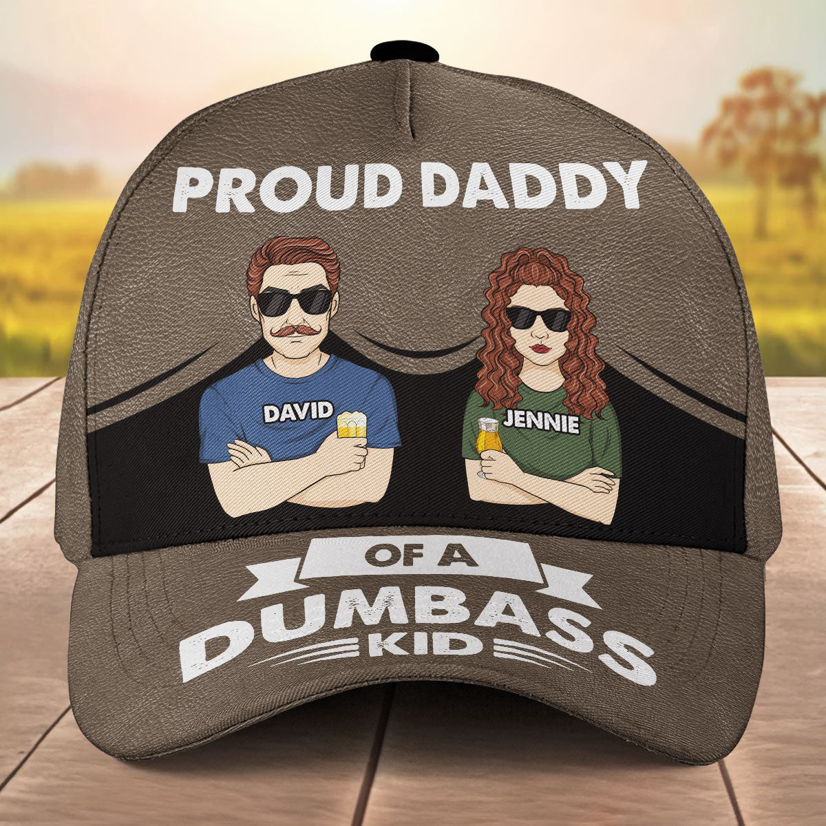 Proud Father - Personalized Classic Cap