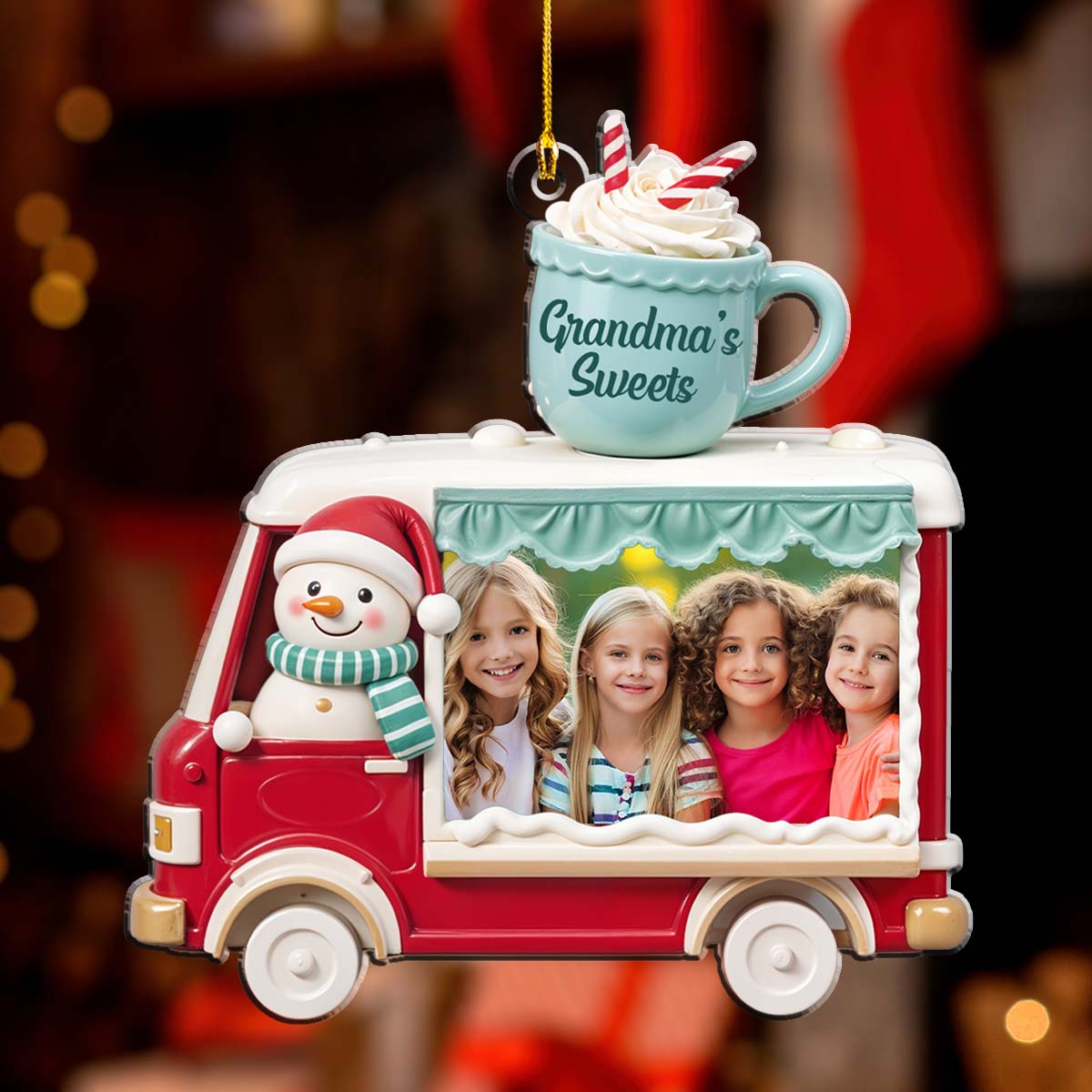 Grandma Sweet Crew - Personalized Custom Acrylic Ornament