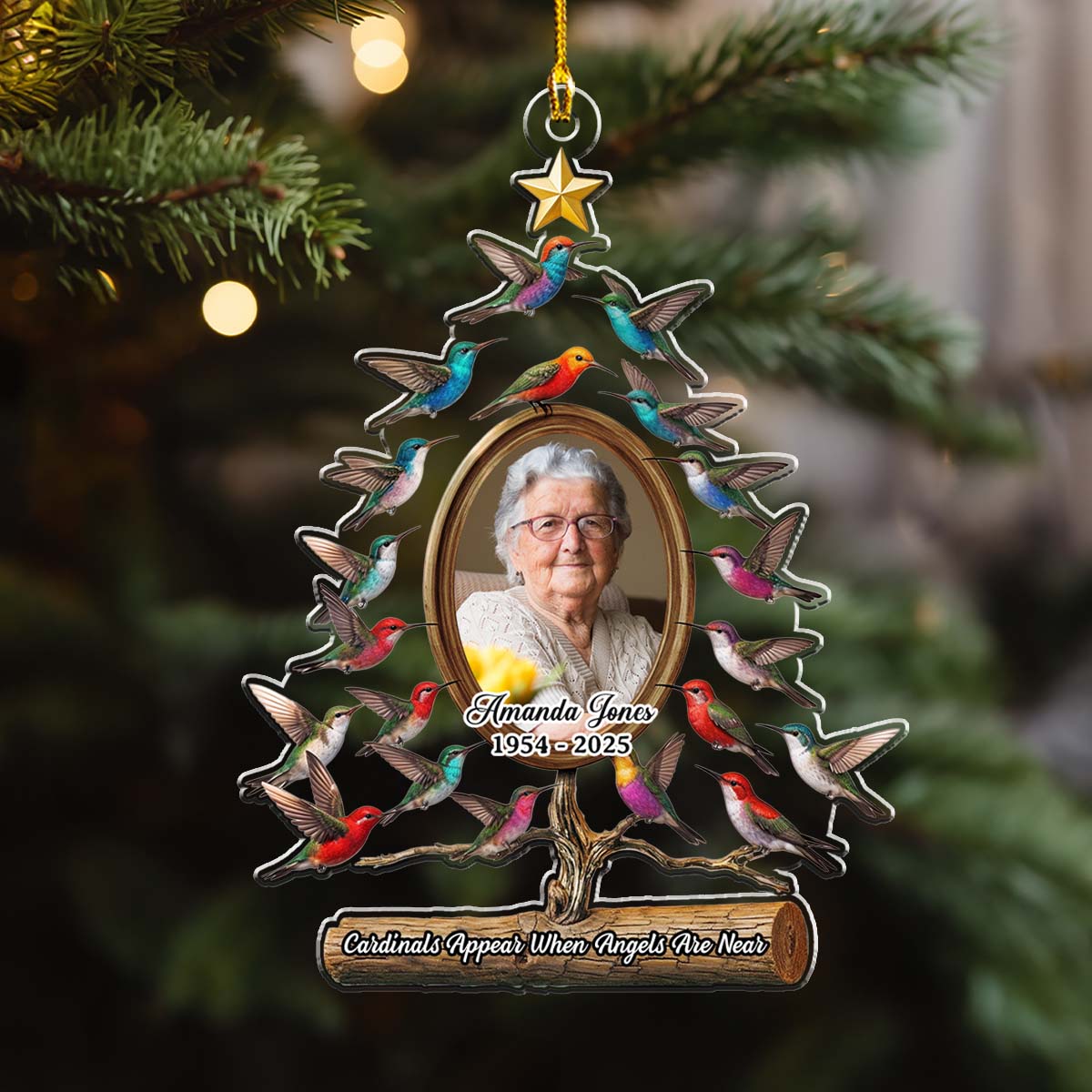 Hummingbird - Personalized Custom Acrylic Ornament