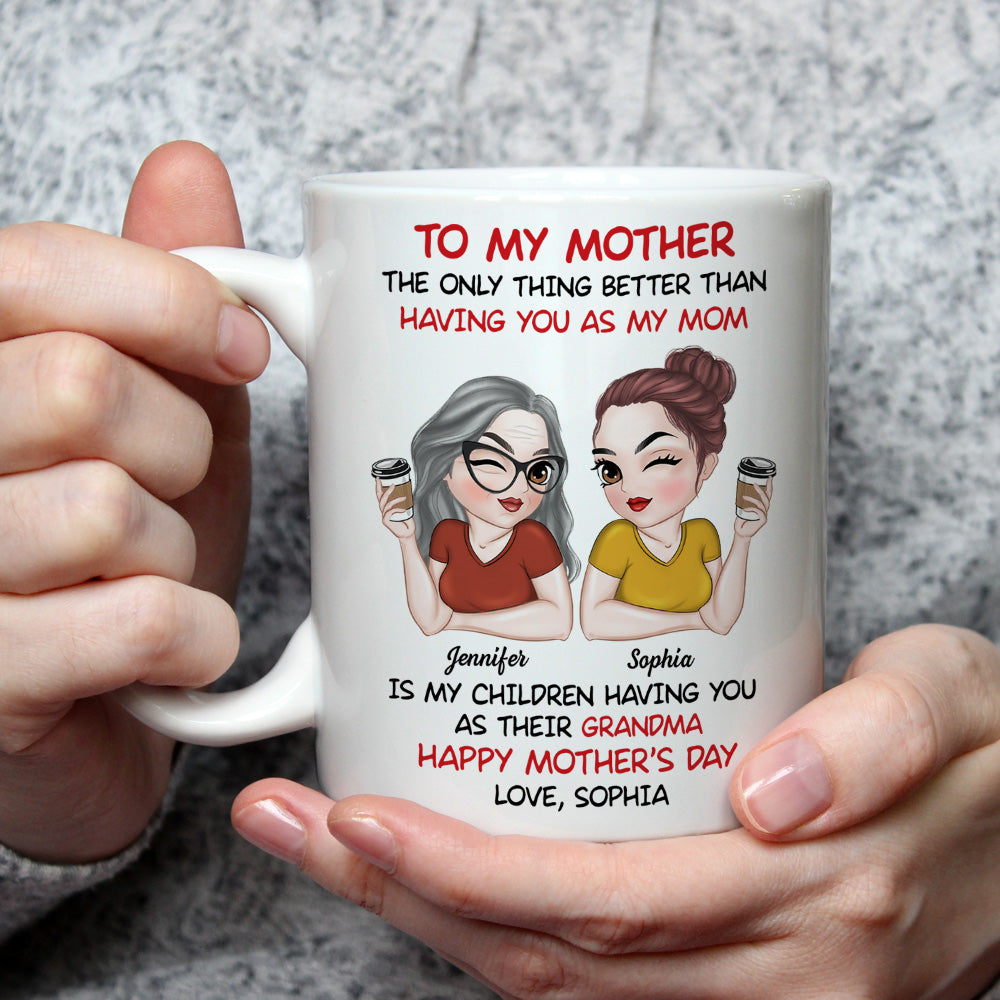 To My Mother - Personalized Custom Coffee Mug
