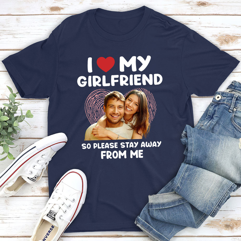 My Girlfriend - Personalized Custom Premium T-shirt