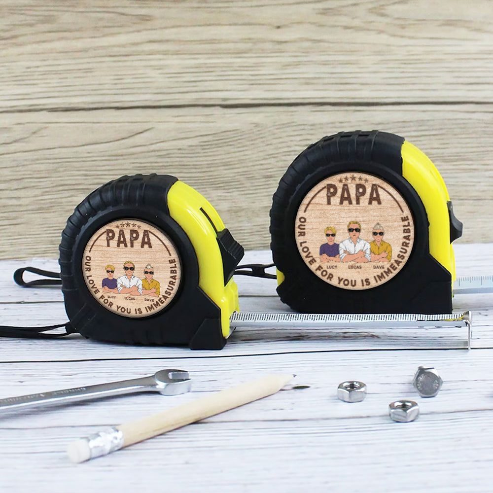 Immeasurable Love - Personalized Custom Tape Measure