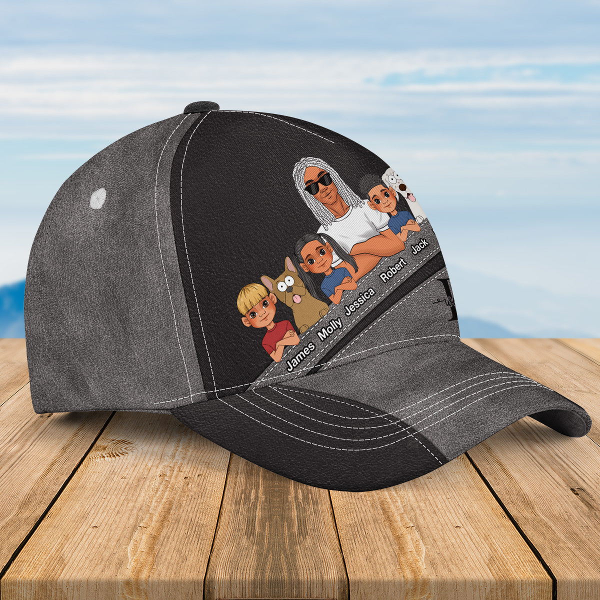 Dad We Love You - Personalized Classic Cap