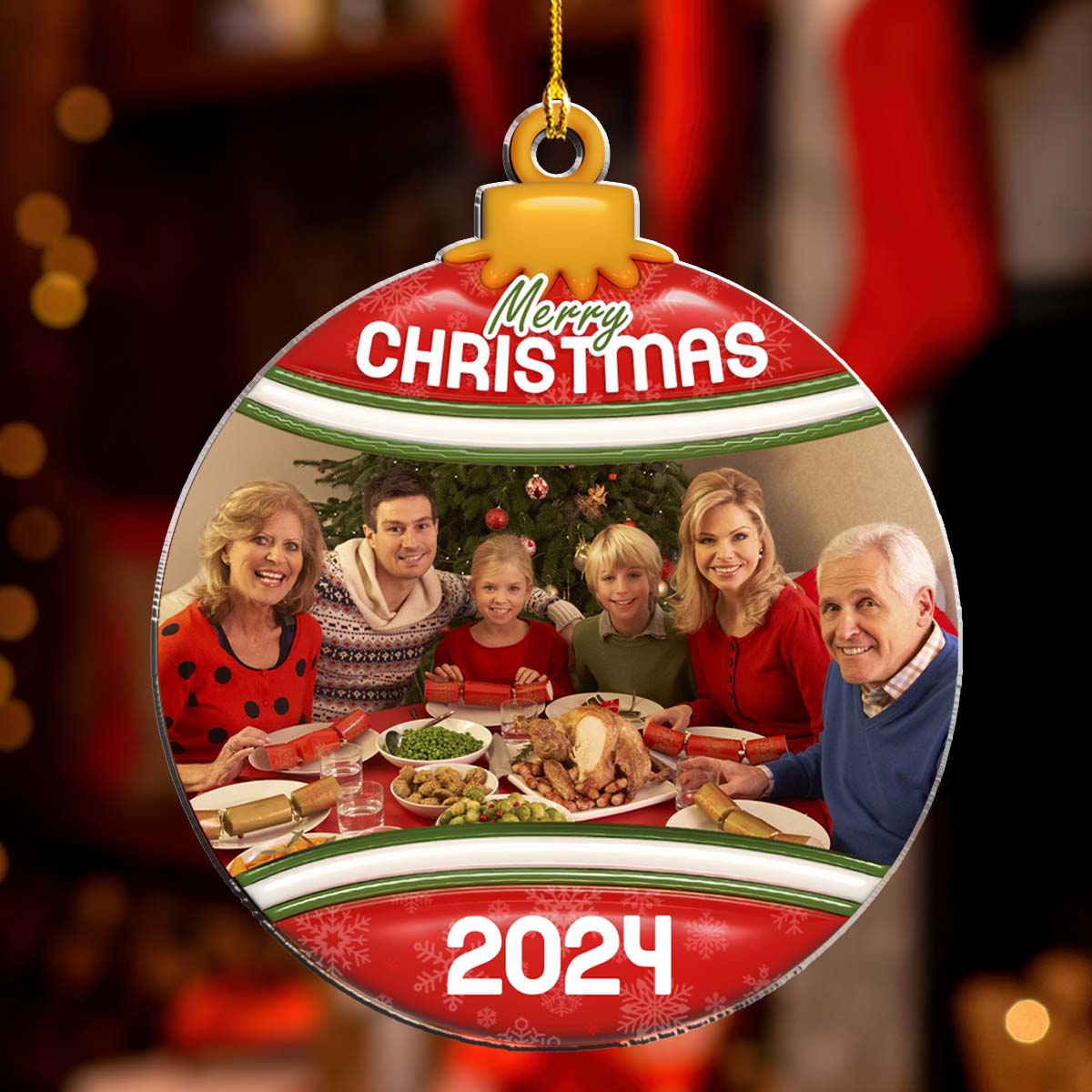 Christmas Cheer - Personalized Custom Acrylic Ornament