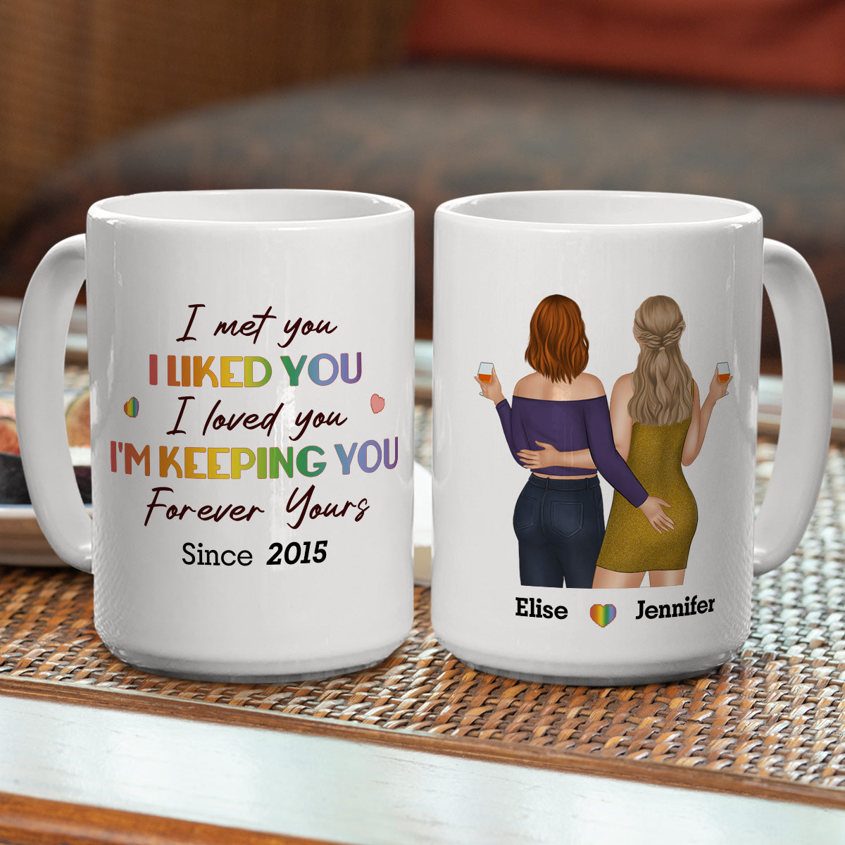 Forever Yours - Personalized Custom Coffee Mug