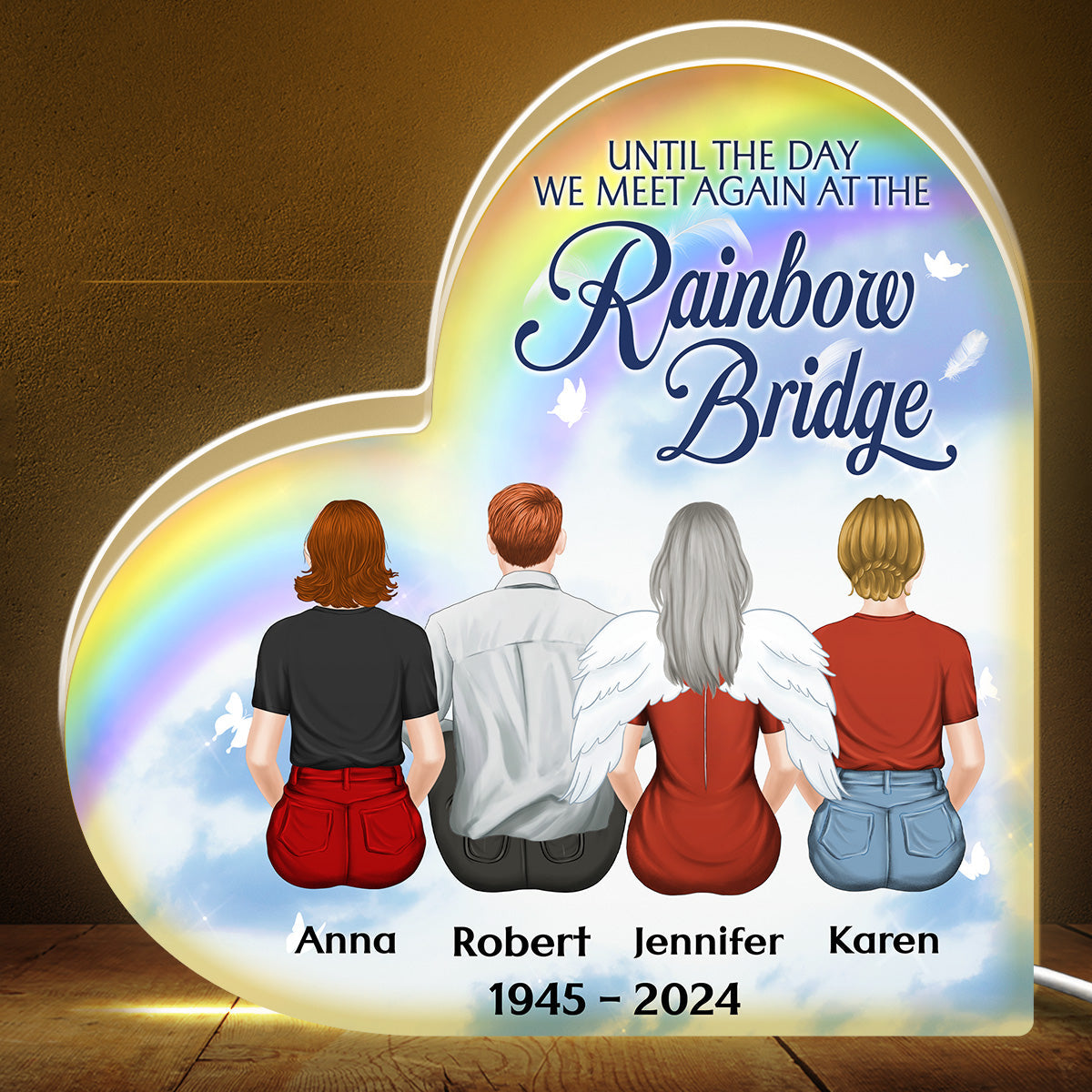 Rainbow Bridge - Personalized Custom Light Box