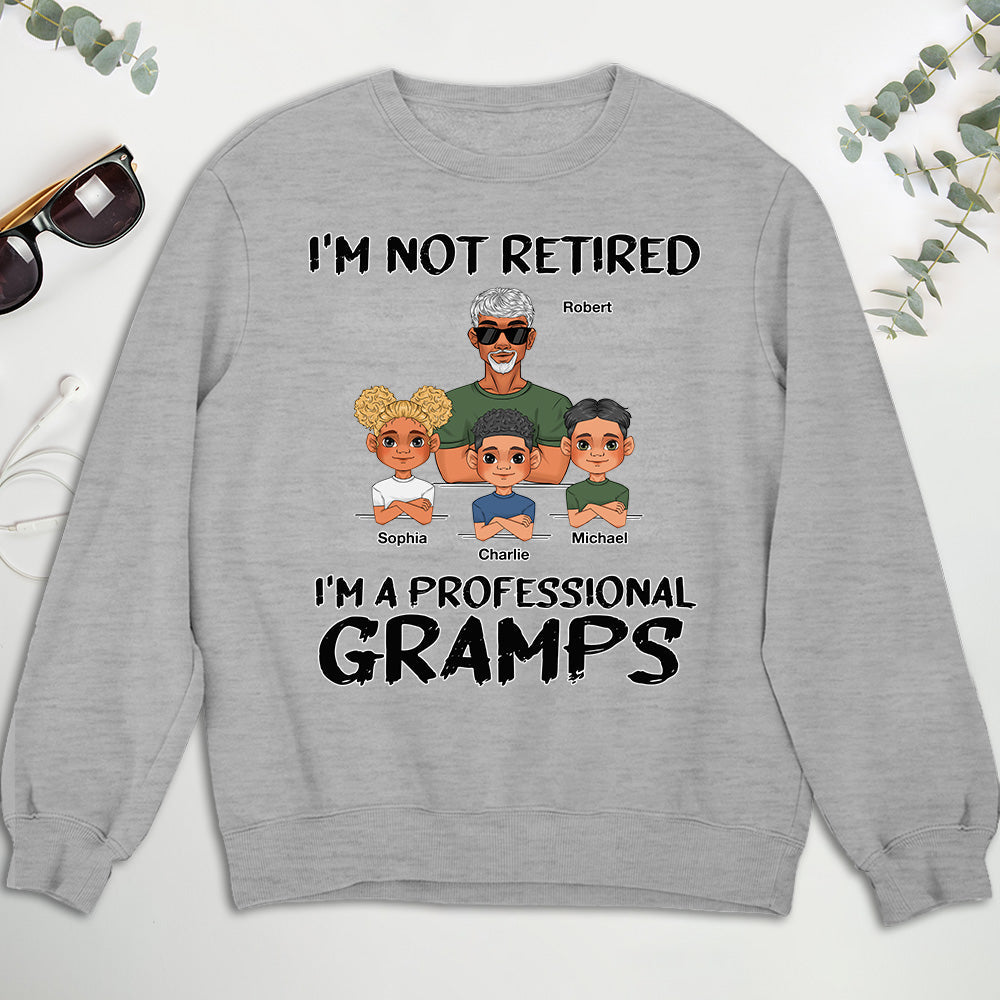 I Am A Professional Grandpa - Personalized Custom Shirt