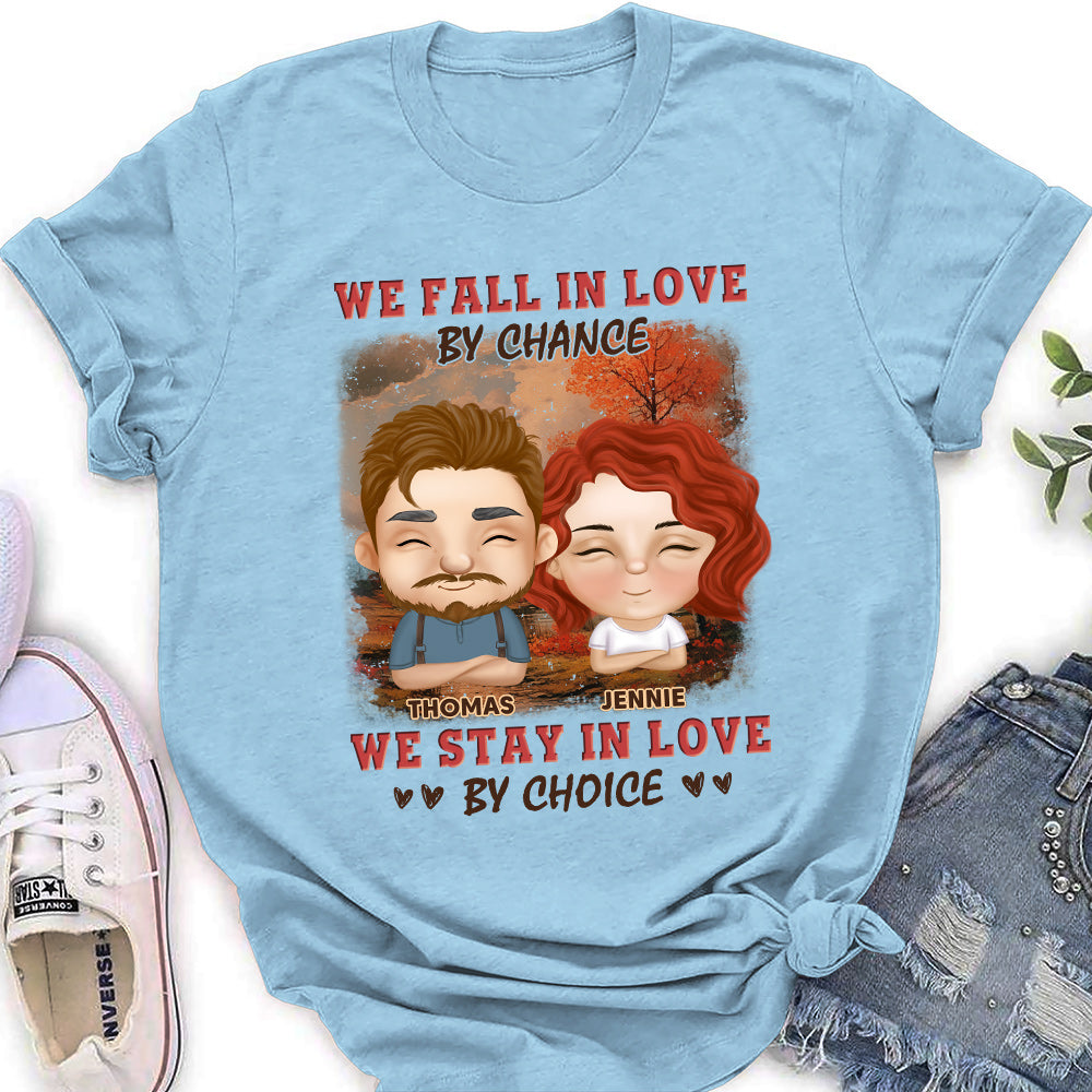 We Stay In Love - Personalized Custom Women's T-shirt