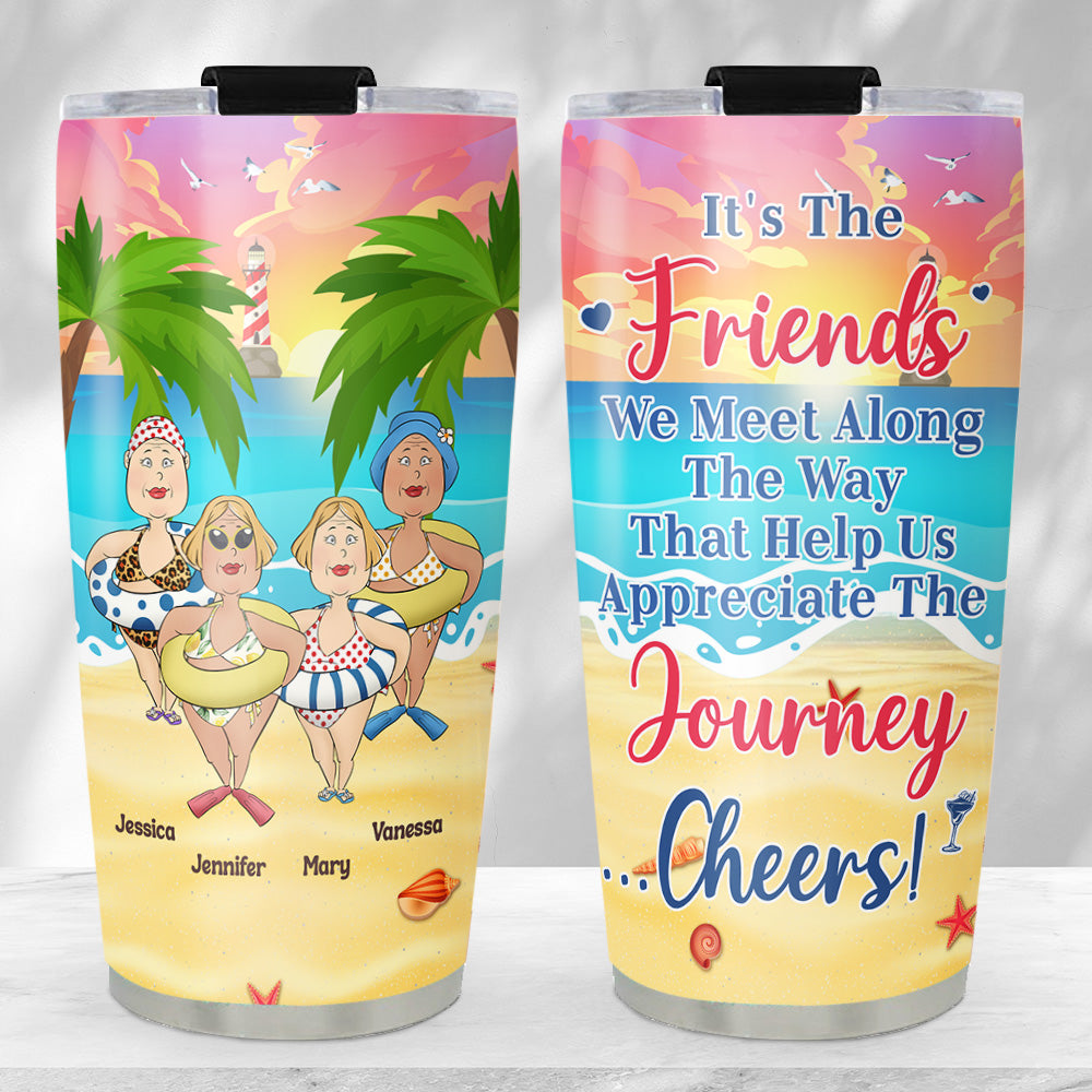 The Sisters We Choose For Ourselves - Personalized Custom Tumbler